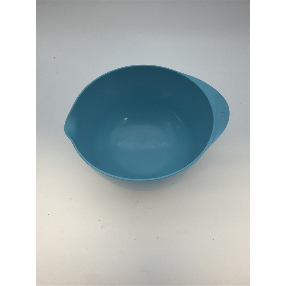 turquoise melamine mixing bowl
